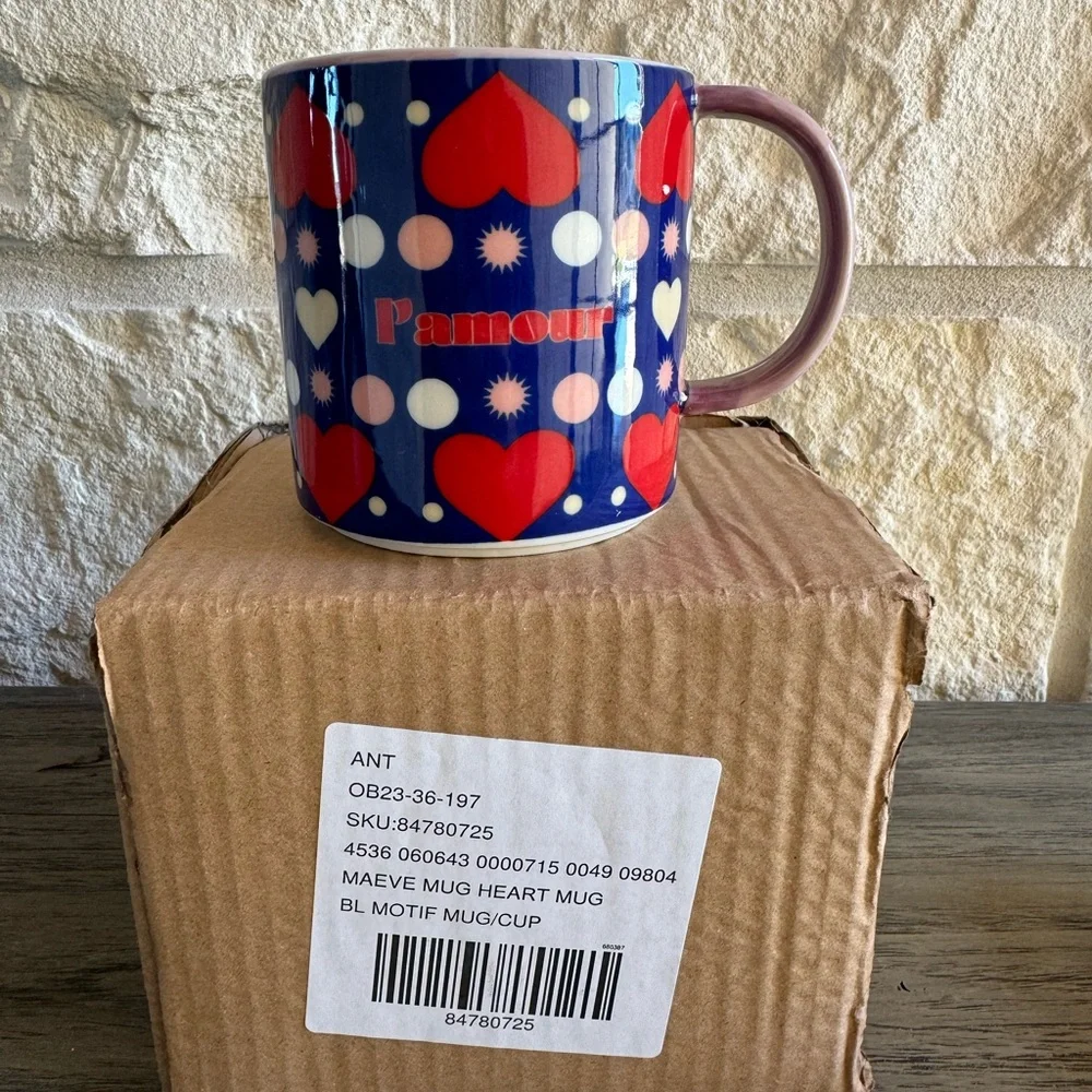 NIB Maeve by Anthropologie Heart Mug - Picture 1 of 6